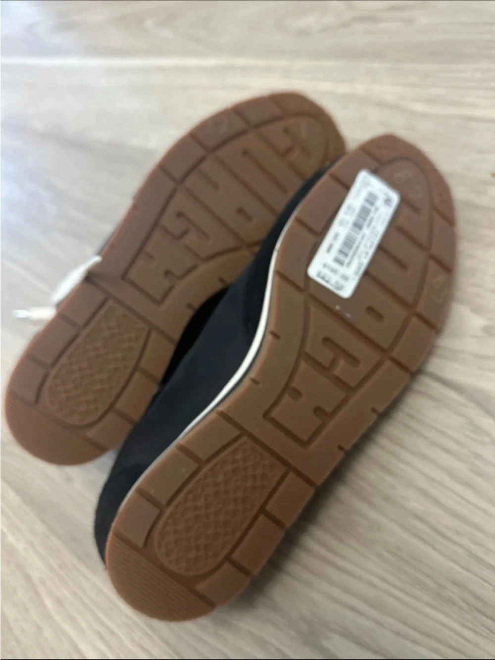 Coach Black and White Low-Top Runner Sneakers